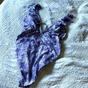 Pink blush maternity swim suit